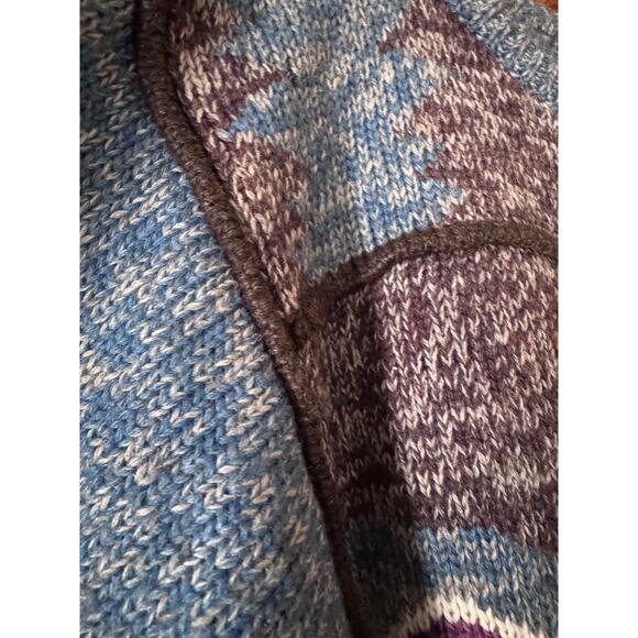 Vintage Le Roy M Geometric Knit Sweater 80s 90s Aztec Southwestern - Picture 4 of 7